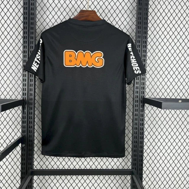 2012 Retro Santos Home Jersey Black Limited Jersey