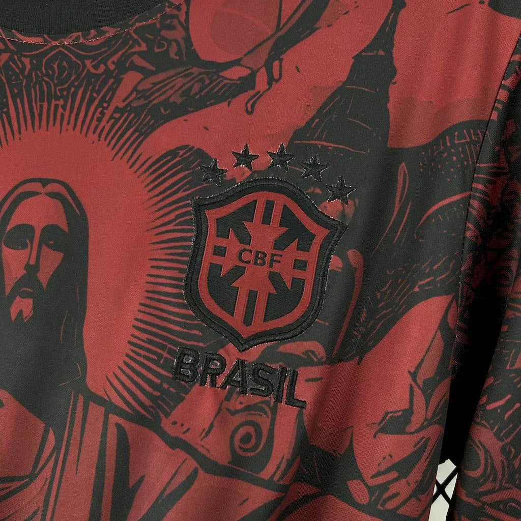 Brazil "Jesus" Red Limited Jersey