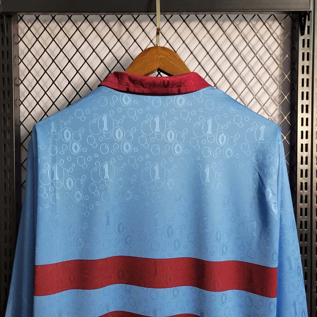 1995-1996 Retro West Ham United Away Jersey Long Sleeve
