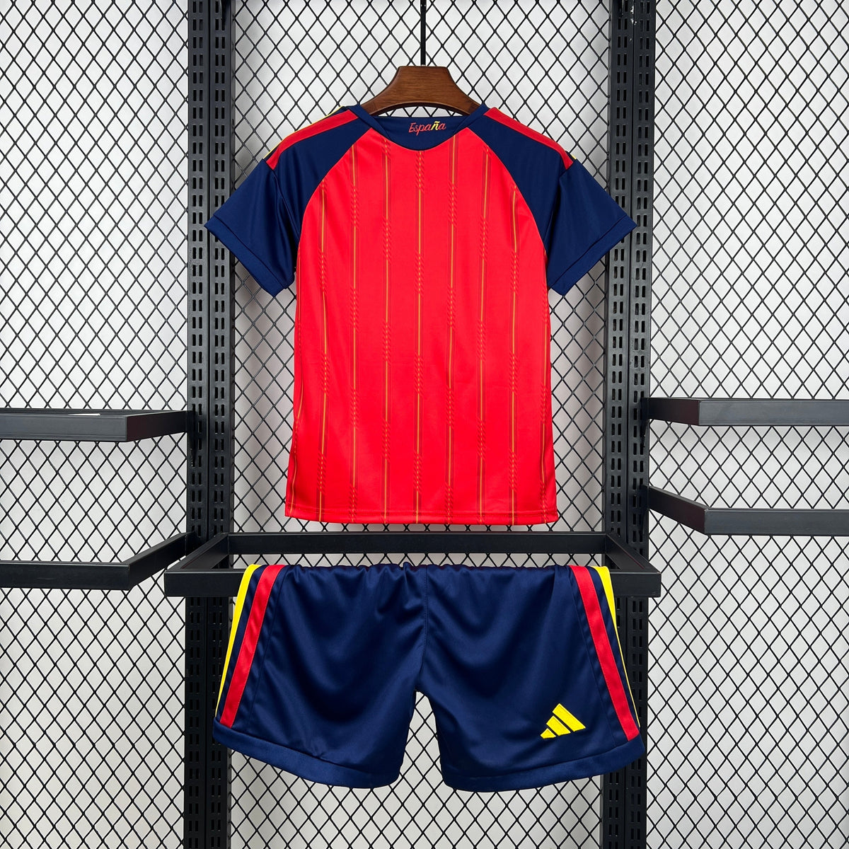 2026 Spain 2 Stars Home World Cup Kit Kids Size