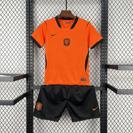 2026 Netherlands Home World Cup Kit Kids Size