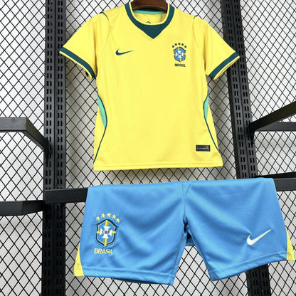 2026 Brazil Home World Cup Kit Kids Size