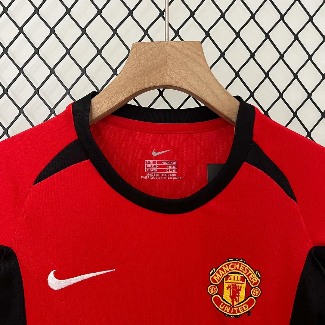 2002/2004 Retro Manchester United Home Kids Size