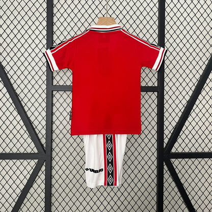 Manchester United 1998/1999 Home Jersey Kids Size