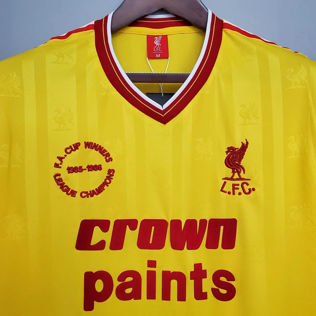 Liverpool Away 1985/1986 FA Cup Winner & League Champs Retro Jersey