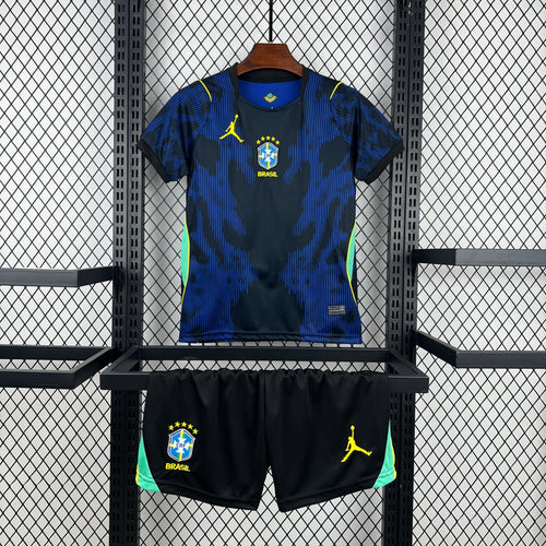 2026 Brazil Away World Cup Kit Kids Size