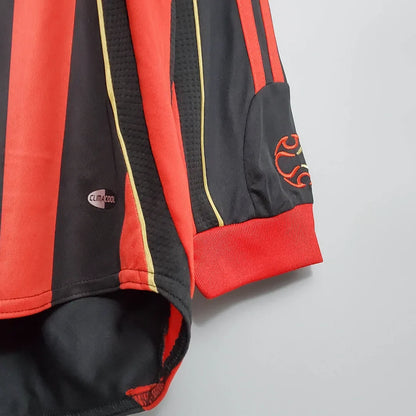 2006/2007 Retro AC Milan Home Jersey Long Sleeve