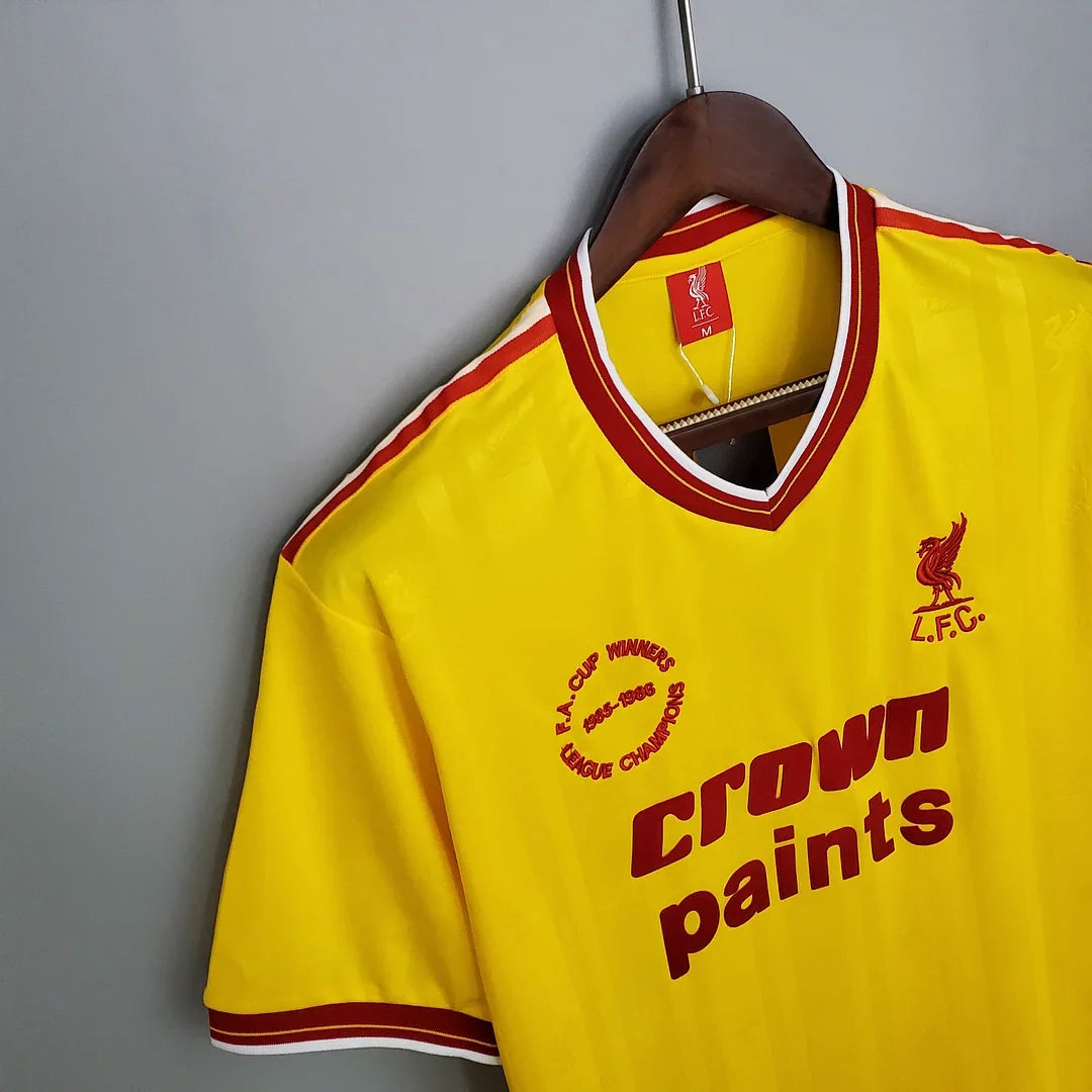 Liverpool Away 1985/1986 FA Cup Winner & League Champs Retro Jersey