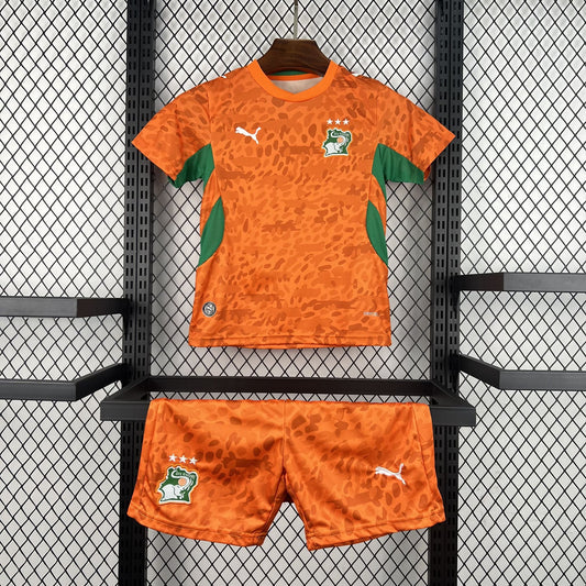2026 Côte d'Ivoire Home World Cup Kit Kids Size