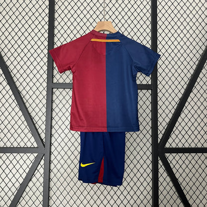 2008/2009 Retro Barcelona Home Jersey Kids Size