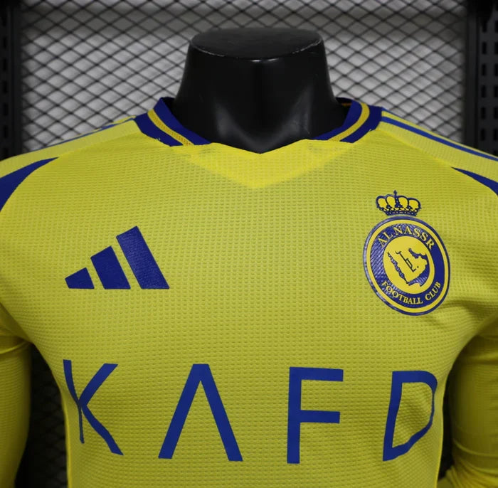 Al Nassr 2024/2025 Home Kit Long Sleeve