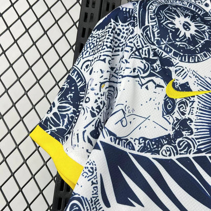 Brazil "Jesus" Blue Limited Jersey