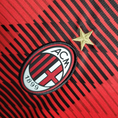 2023/2024 AC Milan Home Jersey Long Sleeve