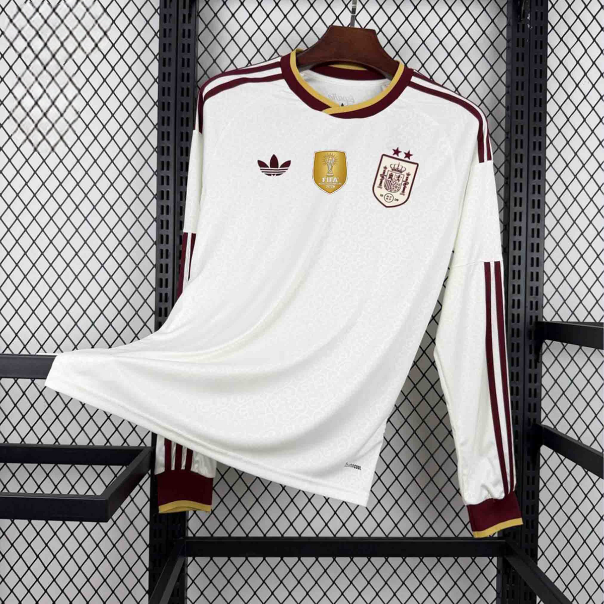 2026 Spain 2 Stars Away World Cup Kit Long Sleeve Fan Version