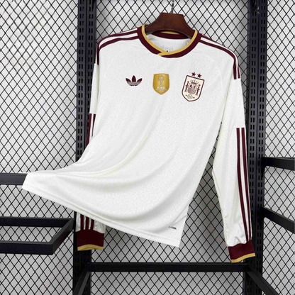 2026 Spain 2 Stars Away World Cup Kit Long Sleeve Fan Version