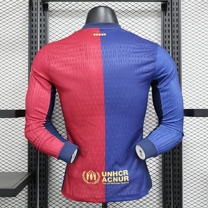 2024/2025 Barcelona Home Kit Long Sleeve