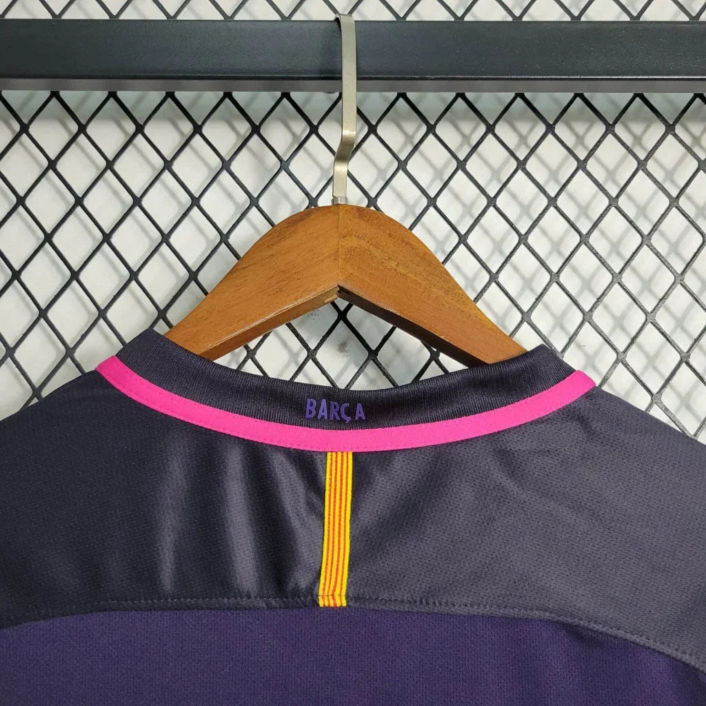 2016/2017 Retro Barcelona Away Jersey Long Sleeve