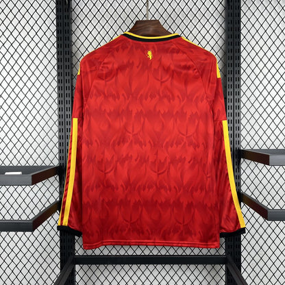 2026 Belgium Home World Cup Kit Long Sleeve Fan Version