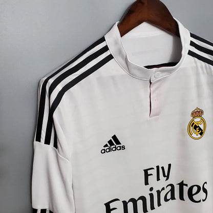 Retro 2014/2015 Real Madrid Home Long Sleeve