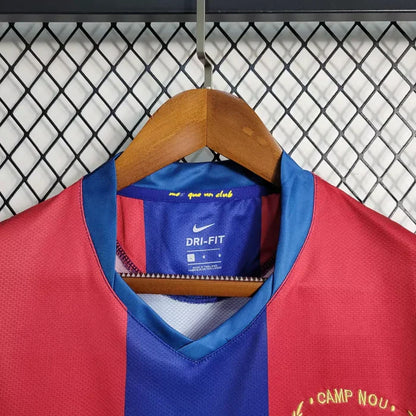 Barcelona Retro 2007-2008 Home Jersey