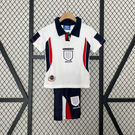 1998 Retro England Home Kit Kids Size