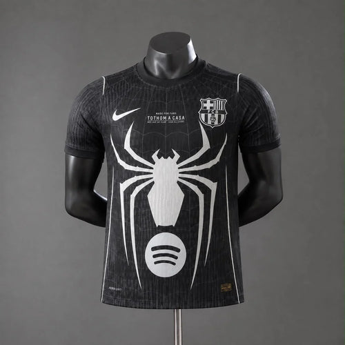 2026/2027 Barcelona x Spider-Man Black Limited Jersey