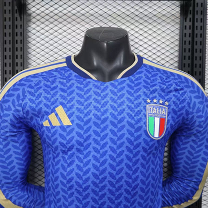 2026 Italy Home World Cup Kit Long Sleeve Player Version