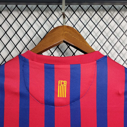 2011-2012 Retro Barcelona Home Jersey Long Sleeve