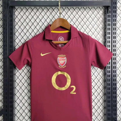 2005/2006 Retro Arsenal Home Kit Kids Size