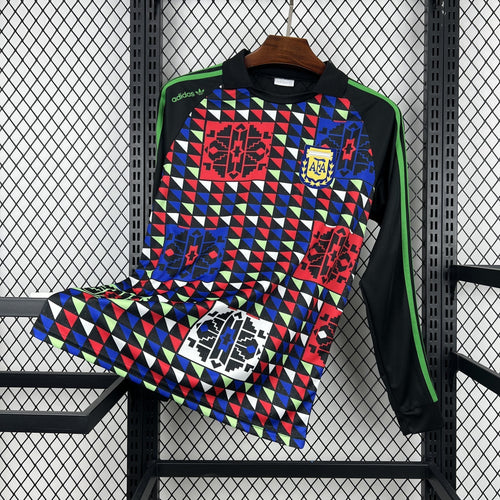 1990 Retro Argentina Goalkeeper Long Sleeve