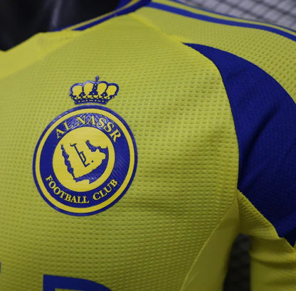 Al Nassr 2024/2025 Home Kit Long Sleeve