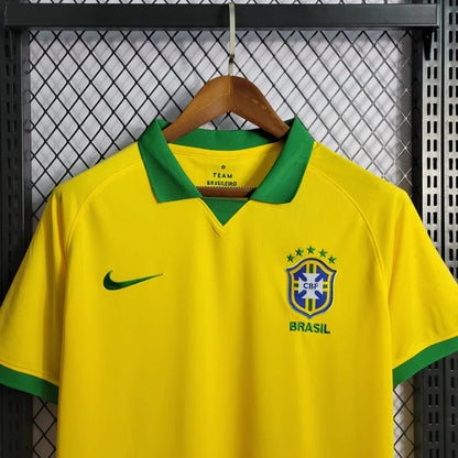 2019 Retro Brazil Home Jersey