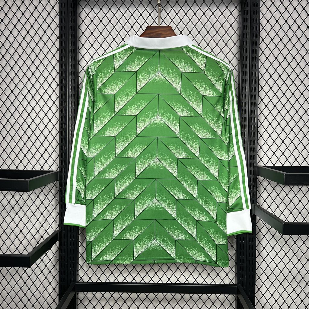 1990 Retro Germany Away Jersey Long Sleeve