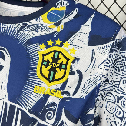 Brazil "Jesus" Blue Limited Jersey