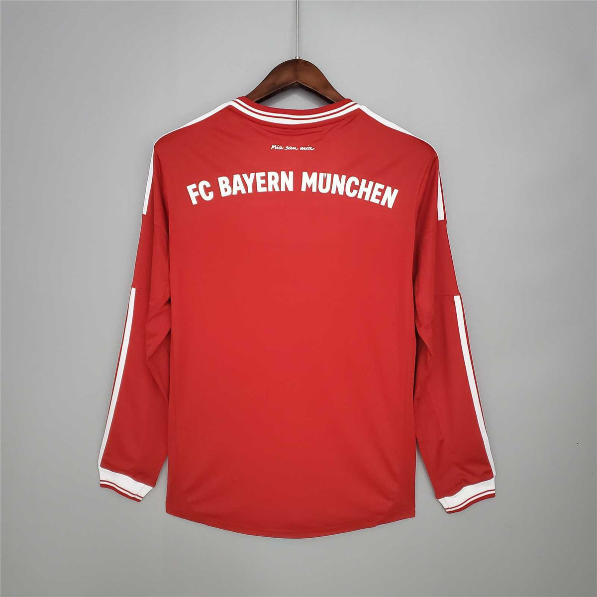2013/2014 Retro Bayern Munchen Champions League Home Jersey Long Sleeve