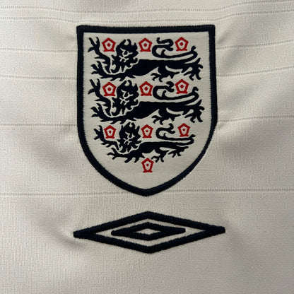 2004 Retro England Home Jersey