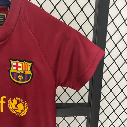 2008/2009 Retro Barcelona Home Jersey Kids Size
