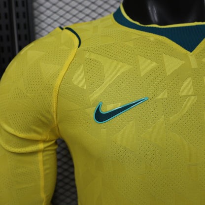 2026 Brazil Home World Cup Kit Long Sleeve Player Version
