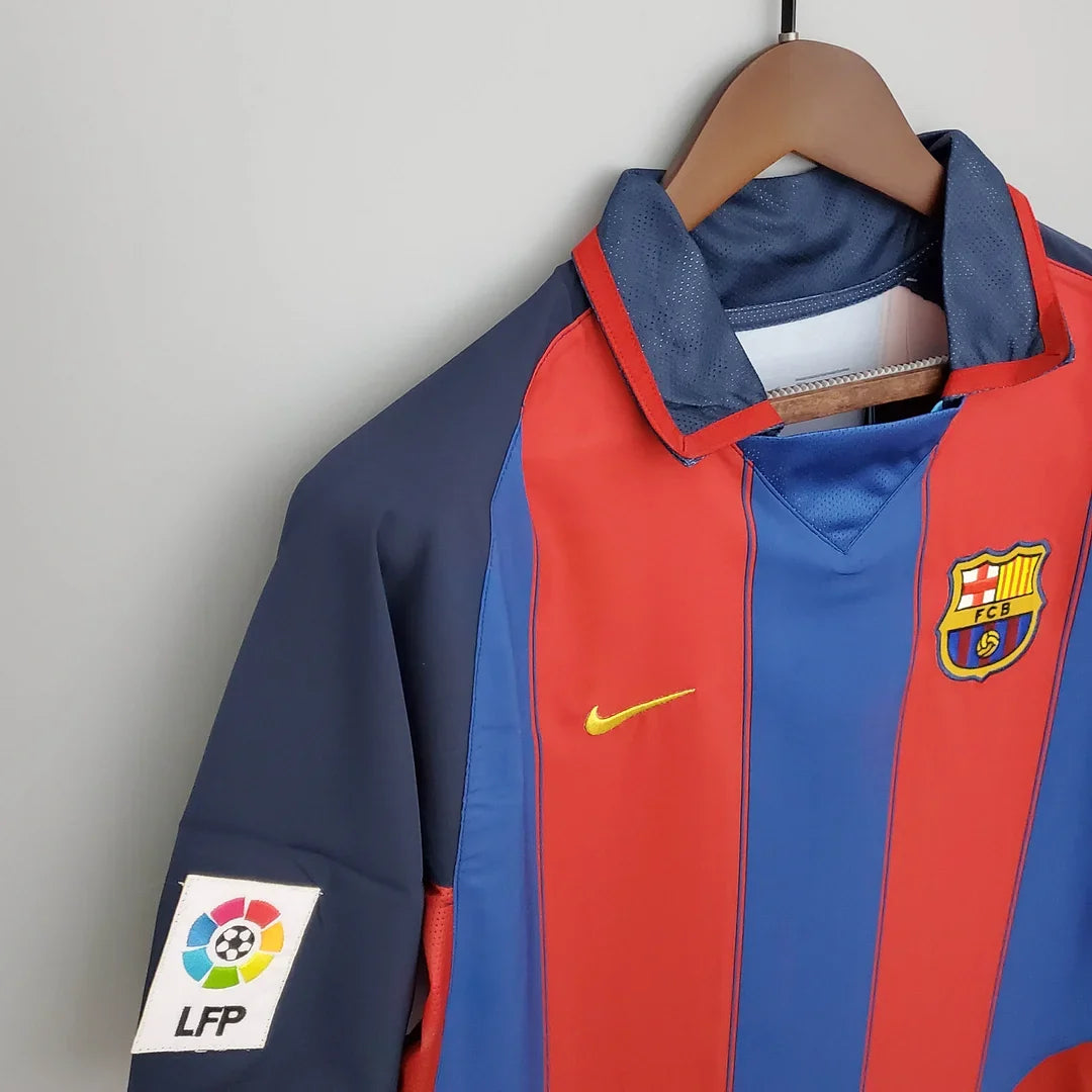 2003/2004 Retro Barcelona Home Jersey