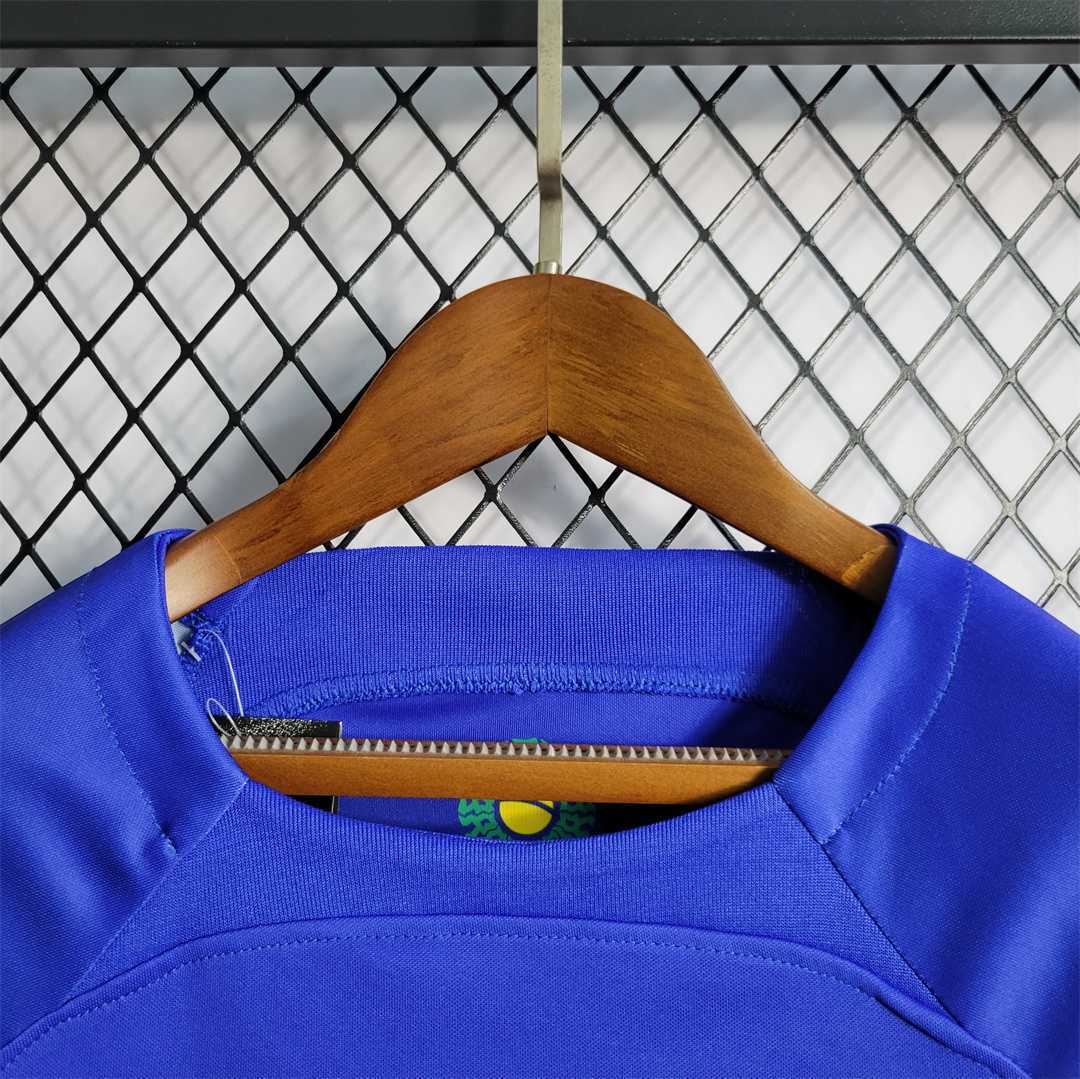 2022 Brazil Away Jersey Kids Size