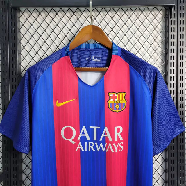 2016/2017 Retro Barcelona Home Jersey