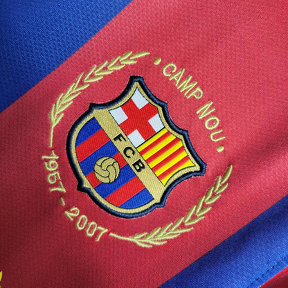 Barcelona Retro 2007-2008 Home Jersey