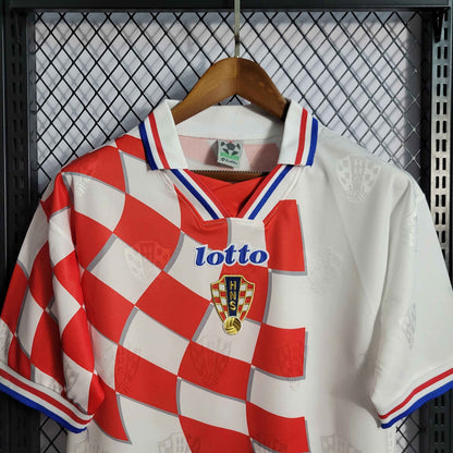 1998 Retro Croatia Home Jersey