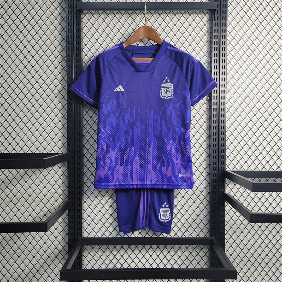Argentina 2022 Away Jersey Kids Size