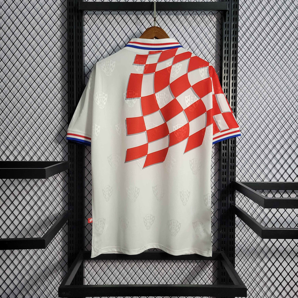 1998 Retro Croatia Home Jersey