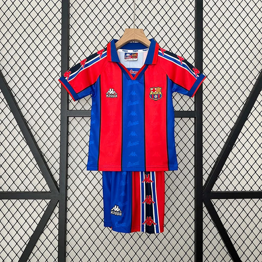 1996/1997 Retro Barcelona Home Kids Size