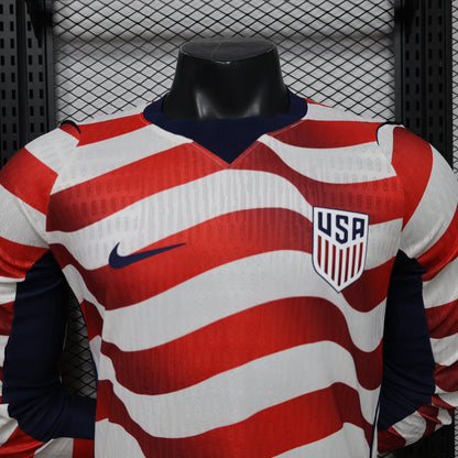 2026 USA Home World Cup Kit Long Sleeve Player Version