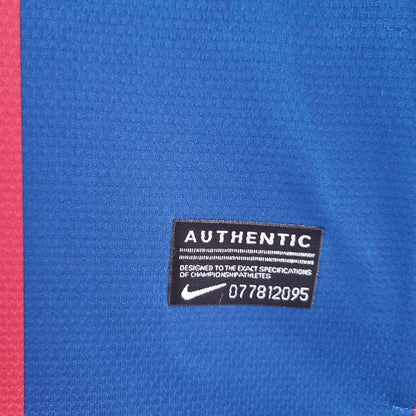 2010-2011 Retro Barcelona Home Jersey Long Sleeve
