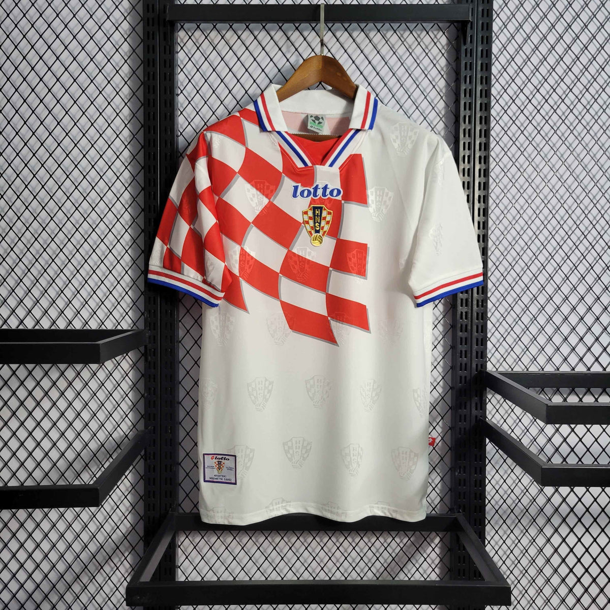 1998 Retro Croatia Home Jersey