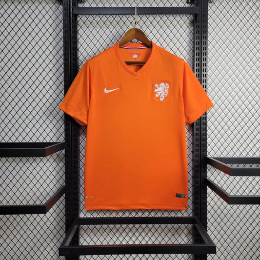 2014 Retro Netherlands Home Jersey